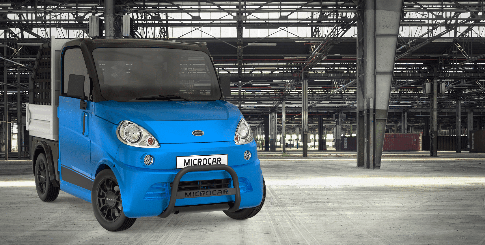 VSP Microcar MCross bleu reef